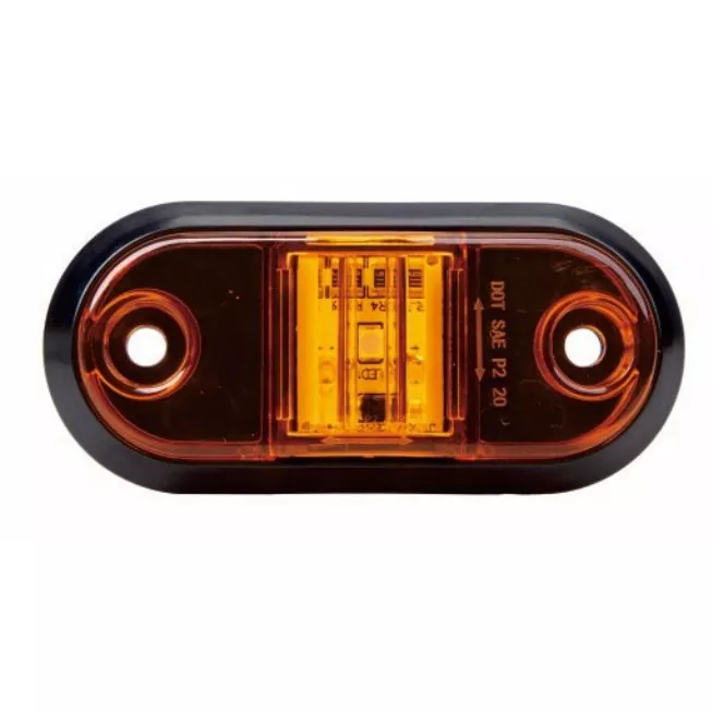 2,5 inch ovale markeringsaanhangwagenlamp