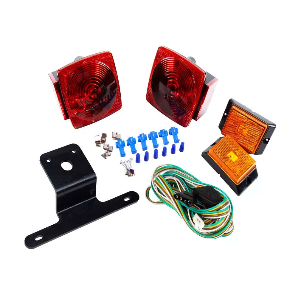 4 inch 1 LED onder 80 inch aanhangerlicht