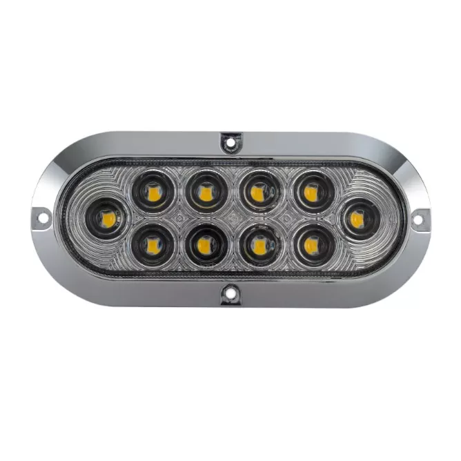 6 inch ovale witte aanhangerlamp